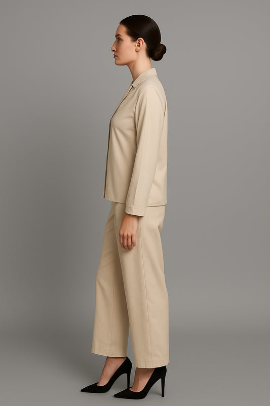 Beige Color Night Suit