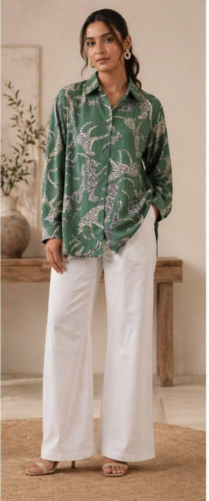 Emerald Wild Print Co-ord Set