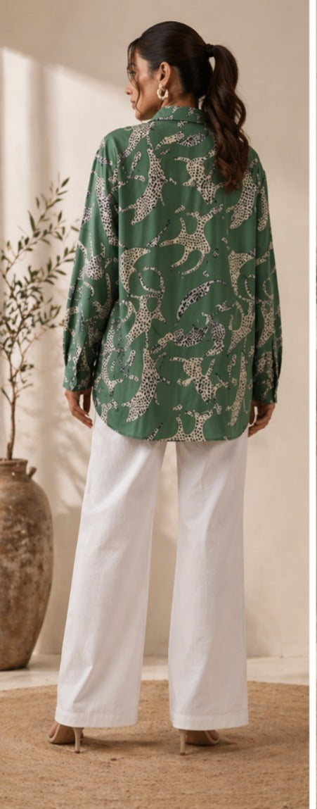 Emerald Wild Print Co-ord Set