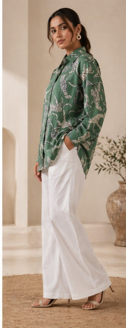 Emerald Wild Print Co-ord Set